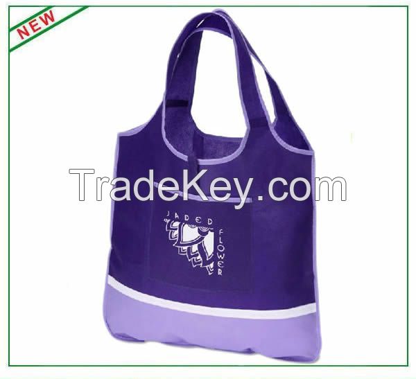 Custom Fashionable Recycle Foldable Shopping Tote Bag