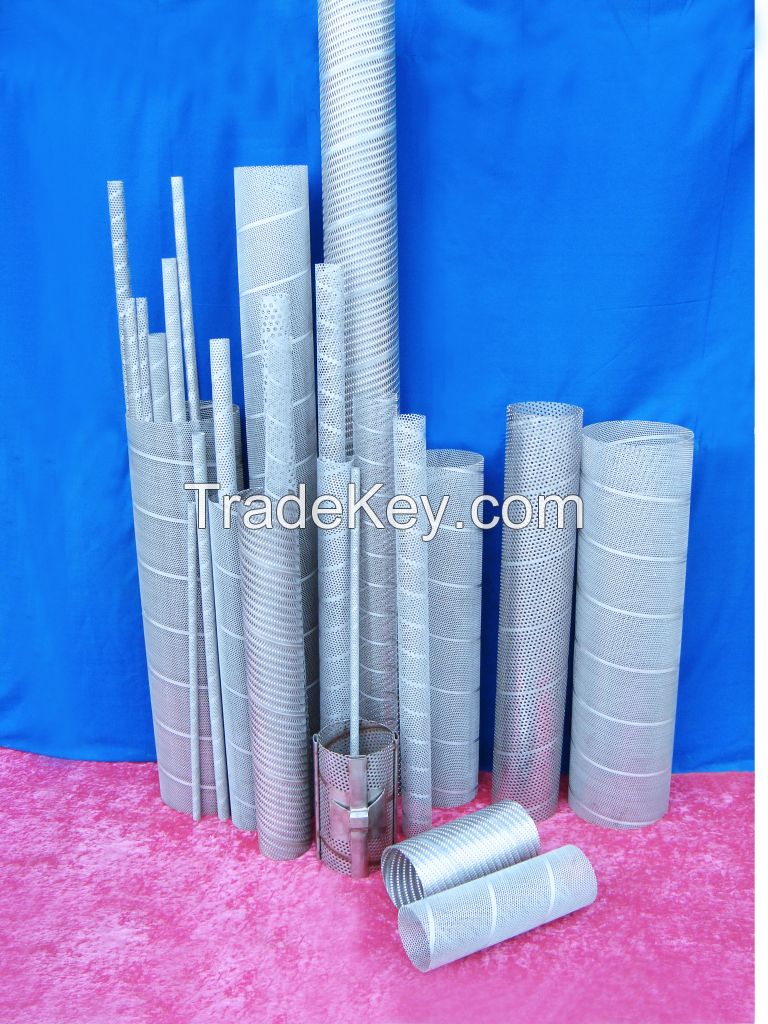 spiral seam welded perforated tubes