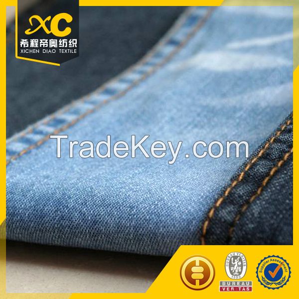 100% cotton 14 oz cotton denim jeans fabric roll from China supplier