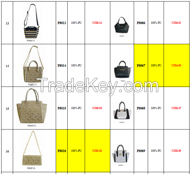 PU lady handbag