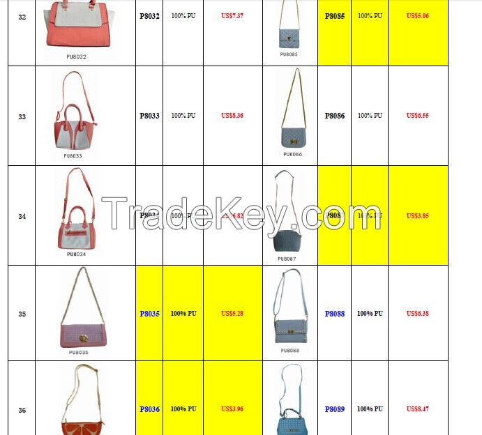 PU lady handbag