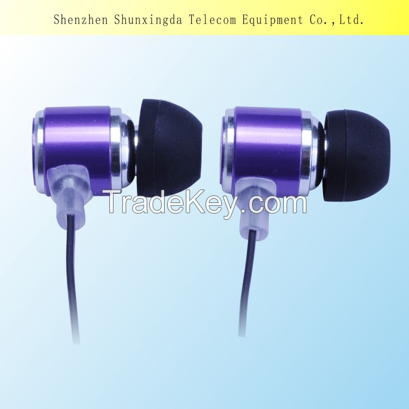 SXD Earbuds mobile Earphone for all mobile phone with MIC function