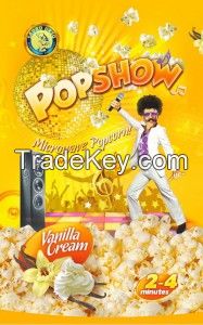 Microwave Popcorn Vanilla Cream Flavour