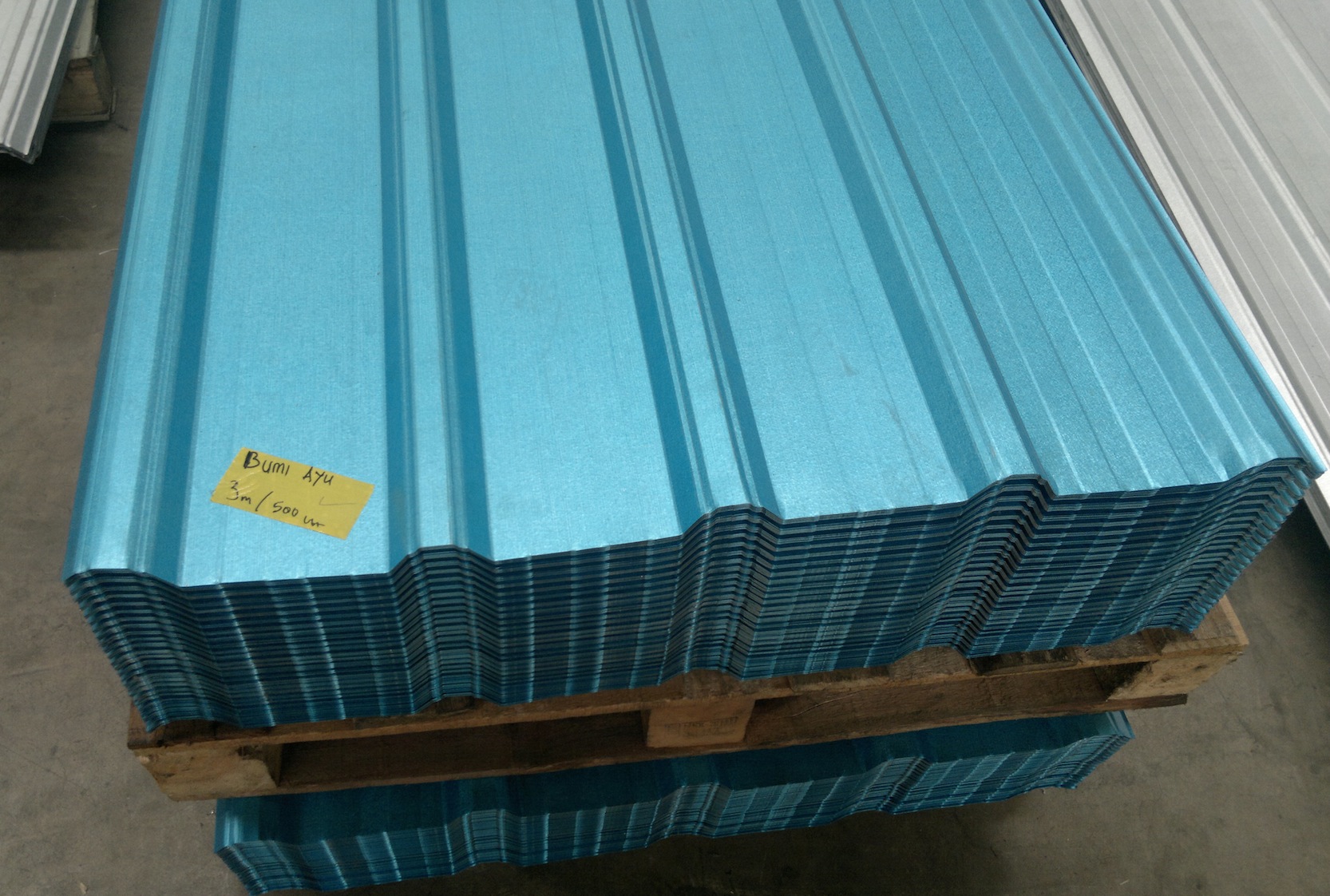 corrugated of ppgi steel sheet
