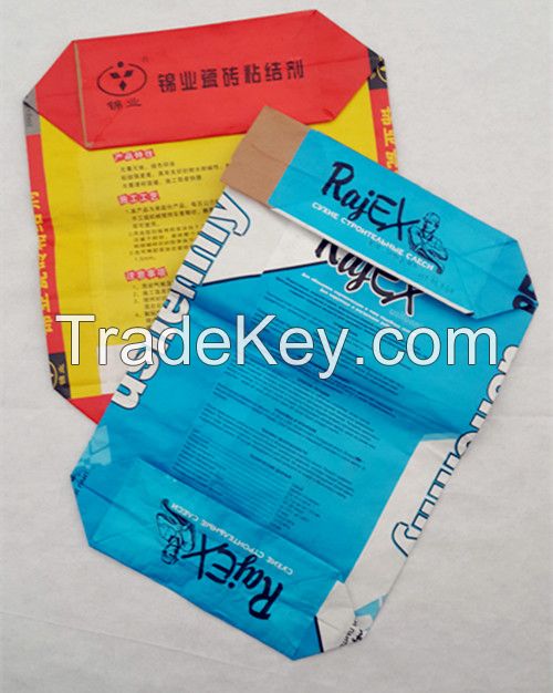 Kraft paper bag for cement packaging