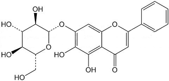 Oroxin A Cas No.:57396-78-8 HPLC&gt;98%