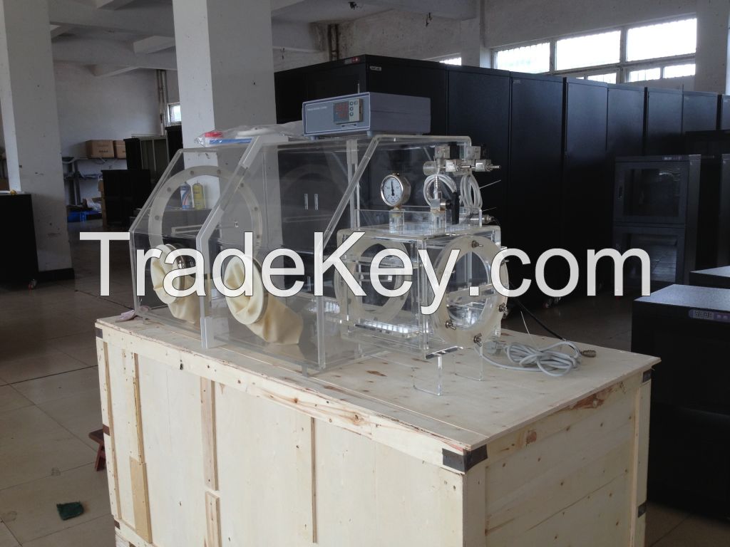 Vacuum Acrylic Glove Box with vacuum pump VGB-2Y