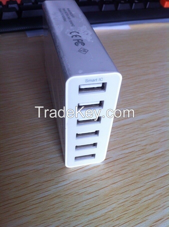 6 USB port Charger