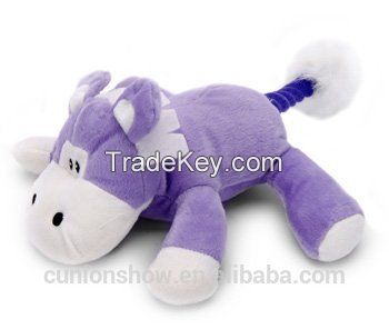 Custom Design Lovely Purple Cow Stuffed Toy