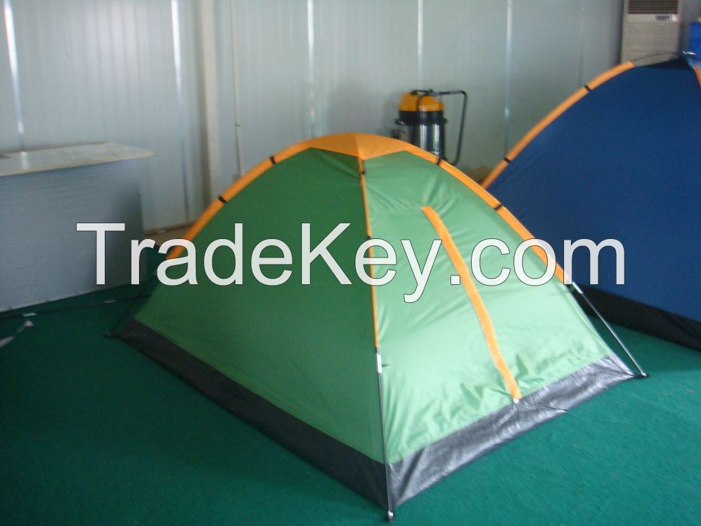 Single Layer Cheap Camping Dome Tent for sale