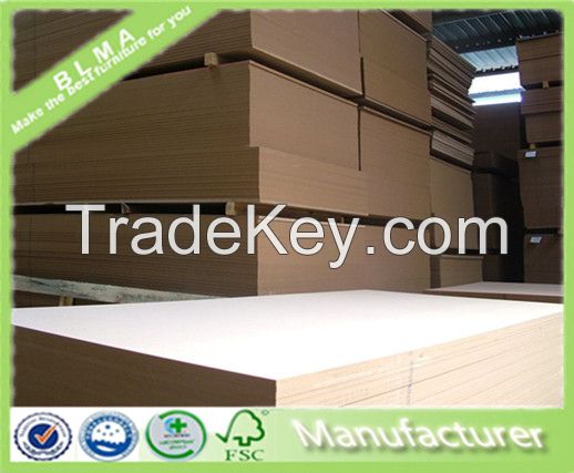 China high quality 18mm raw/plain MDF