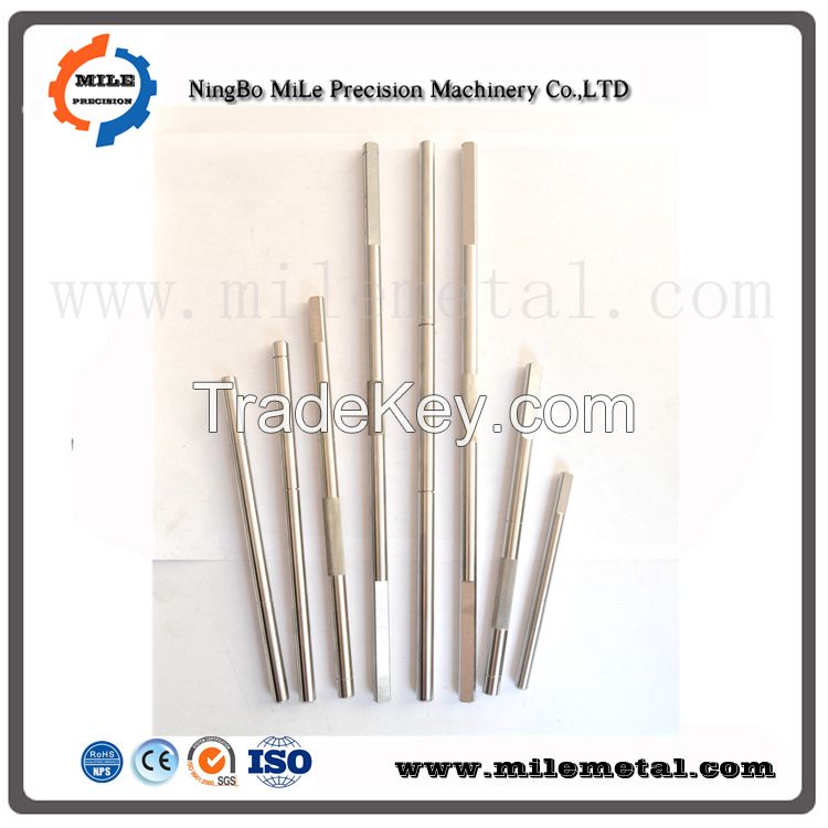 Precision OEM steel/Stainless steel linear shaft/gear shaft manufactur
