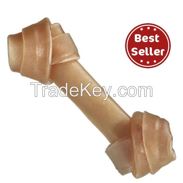 RAWHIDE PRESSED BONE, chew bone for dogs