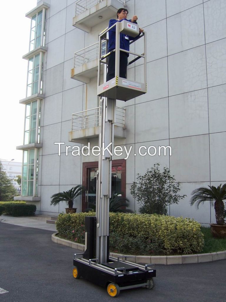 Promotion Self-propelled 6m single mast vertical man lift