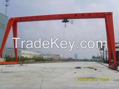 Single girder gantry crane 