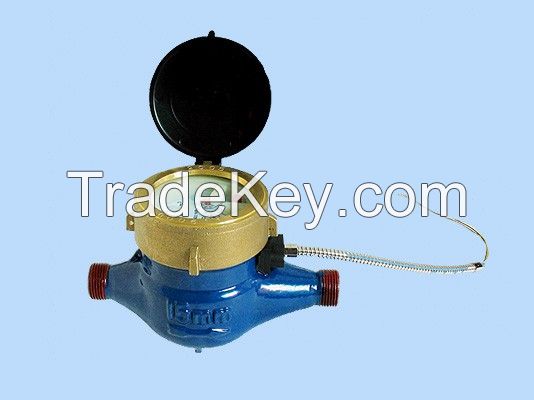 Direct Reading Electronic Water Meter With Brass Body