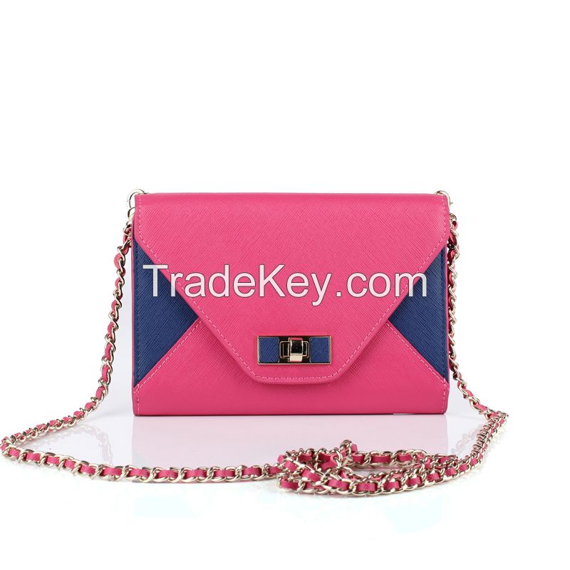 Women's zipper shoulder bag