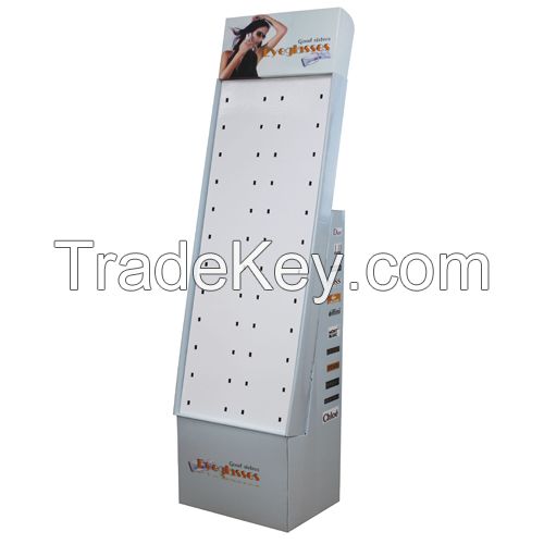 Attractive Cardboard Hanging Hook Display Stand for jewelry