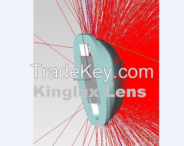 COB led glass lens for led street light KL-SL107-87-8