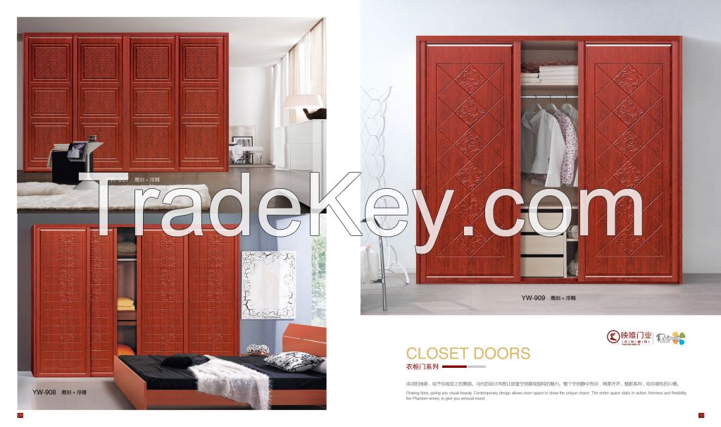 customized wardrobe and sliding doors
