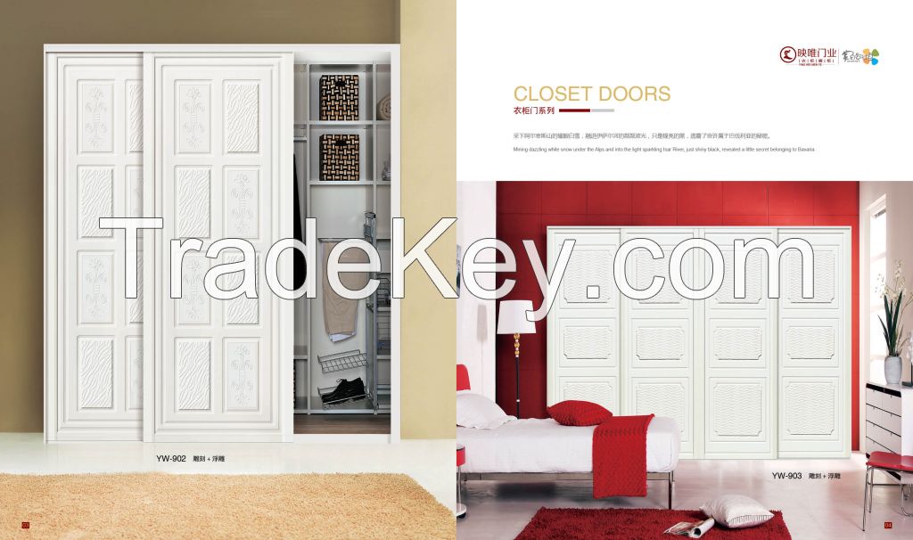 customized wardrobe and sliding doors