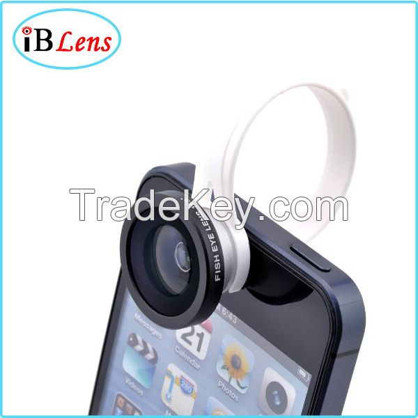 Universal 180 Circle Clip Fisheye Fish eye Camera Lens for mobile phone Blackberry