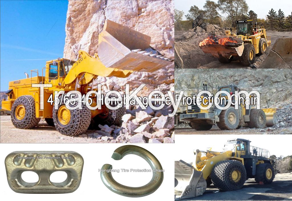 45/65-45 forging tire protection chain manufacturer price high quality