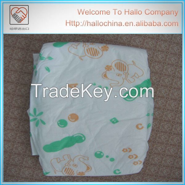 Disposable ultra thin soft breathable baby diaper