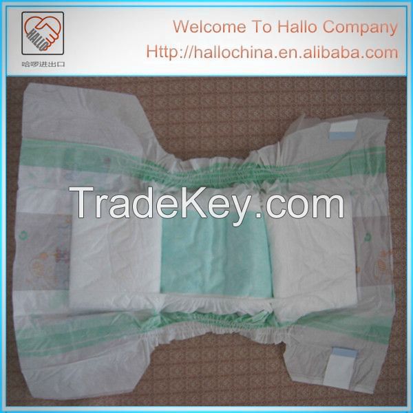 Disposable ultra thin soft breathable baby diaper