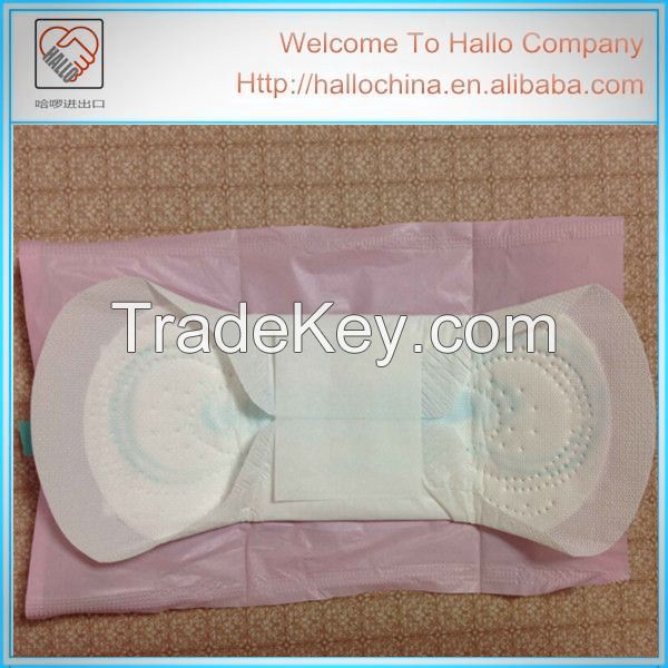 Soft breathable ultra thin lady hygiene pad