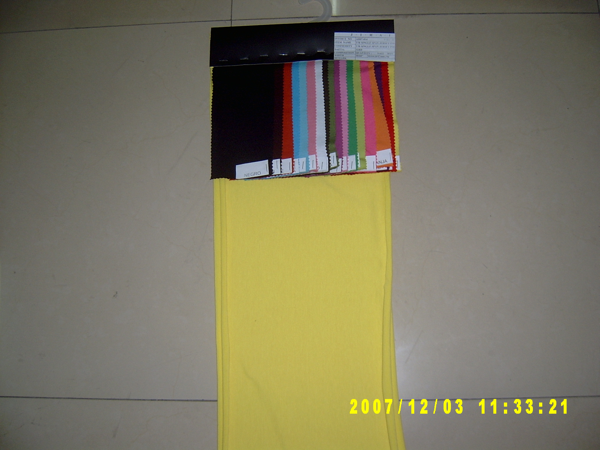 Single Span Jersey Fabric