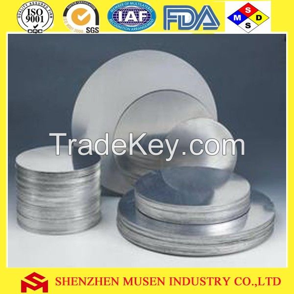 Aluminum Circle 1050 3003 Aluminum Disk Disc for Cookware Utensils