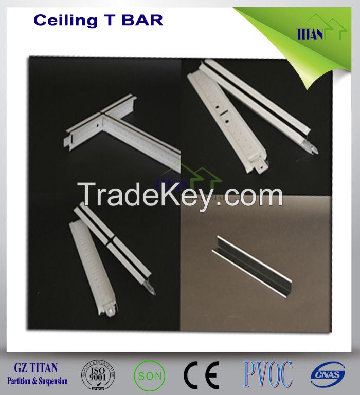 Ceiling T Bar for Suspention System 38mm