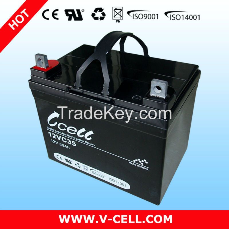 12v35ah Emergency Lighting lead acid Battery /sla Alarm Battery