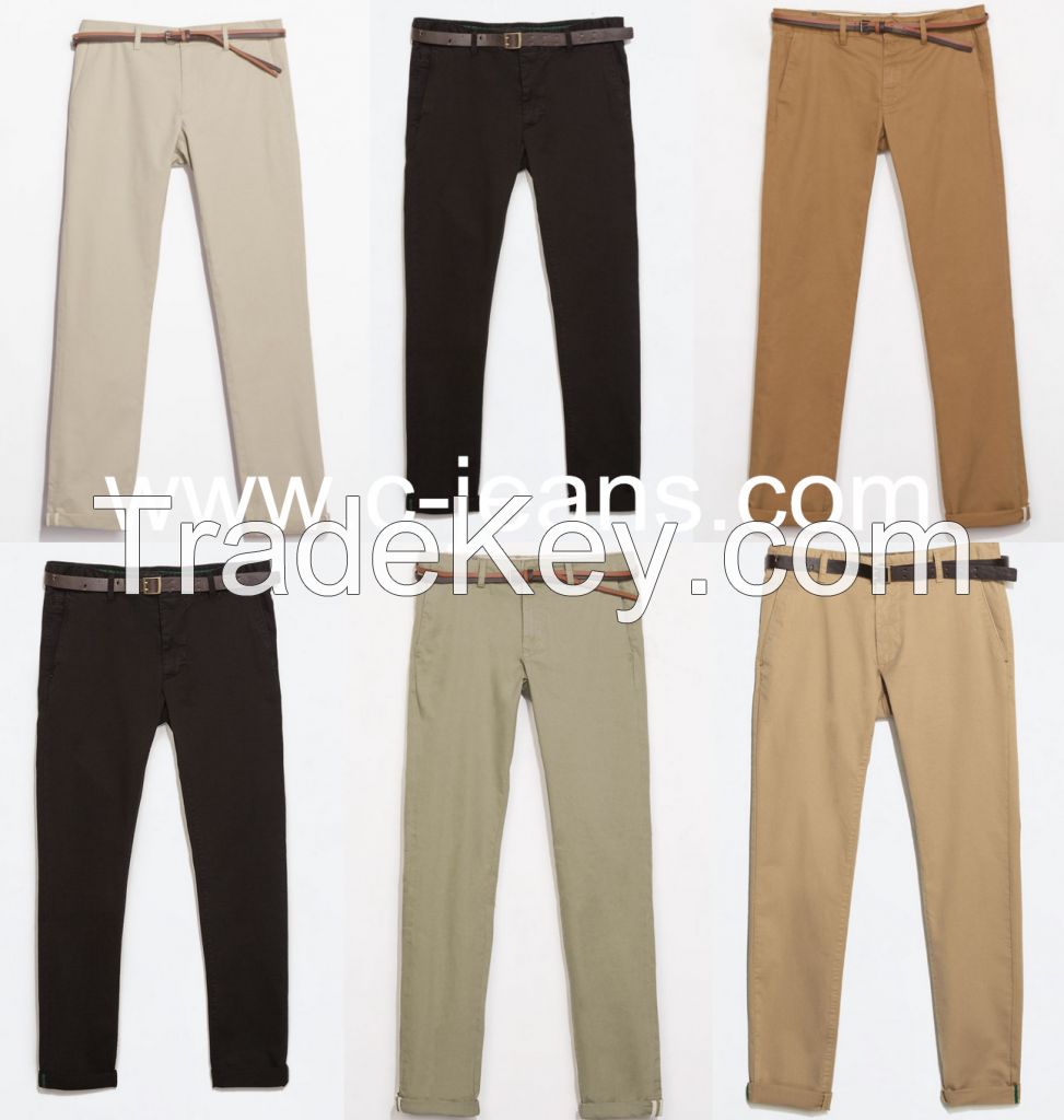 Men's leisure color pants 