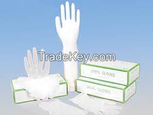 Colorless and transparent PVC glove