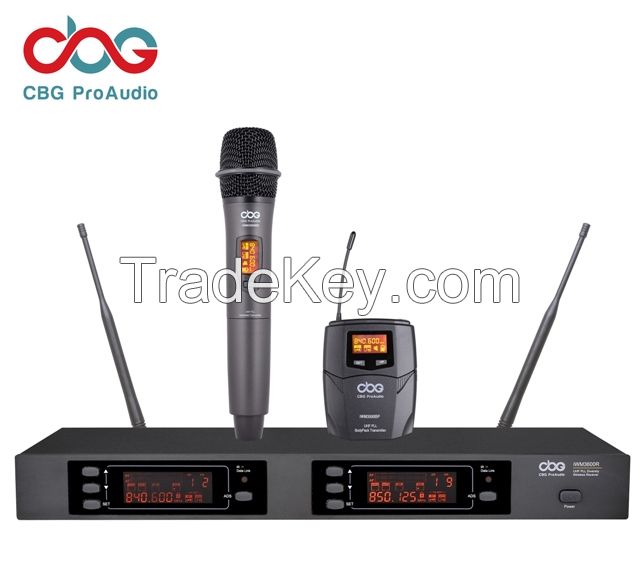 iWM3600 160 CHN Dual True Diversity UHF Wireless Microphone System