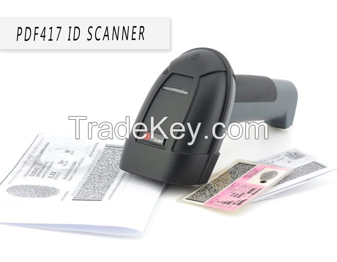 PDF417 reader for ID card or driver's license
