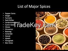 Green Cardamom, Cumin Seed, Fenugreek, Cloves, Turmeric Dried spices
