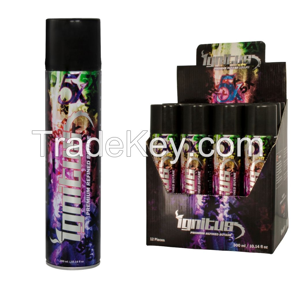 Ignitus 5x Premium Refined Butane