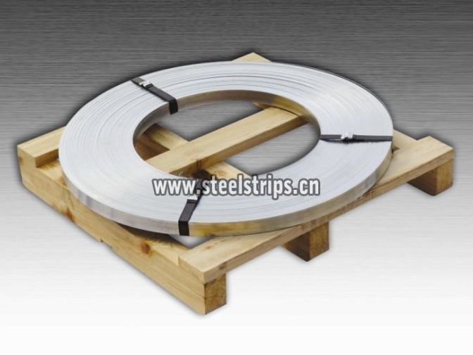 High tensile strength galvanized steel strapping oscillating