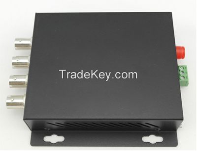 4 channel IP Over Analogue Coaxial Transceiver, coaxial video transceiv