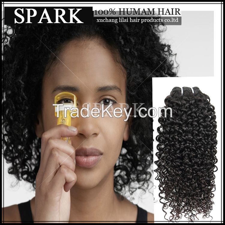 afro curly virgin human hair