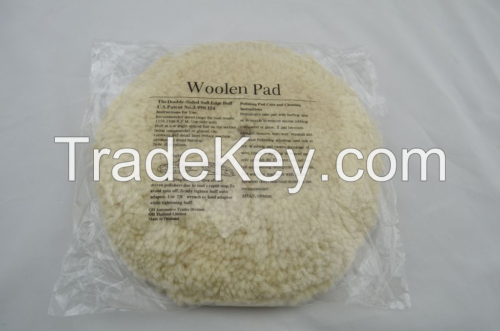 100% genuine wool car posling pad lamb buffering pads