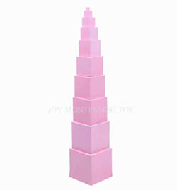 montessori-pink tower