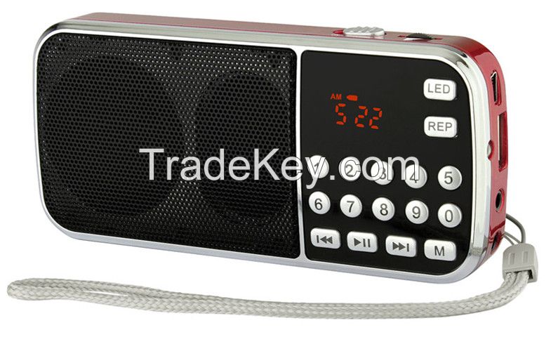 Hot Sale Super Bass Portable FM/AM Radio L-088AM