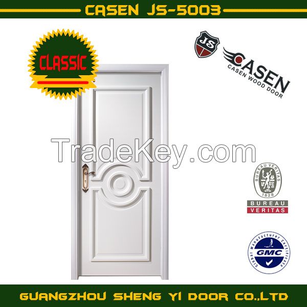 white primer solid wood door