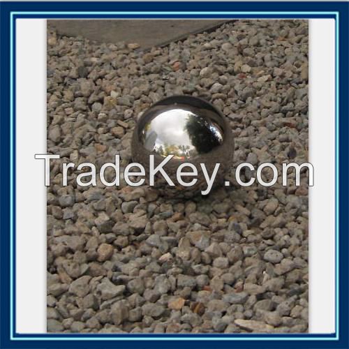 high polished and durable quality garden sculpture stainless steel hollow sphere