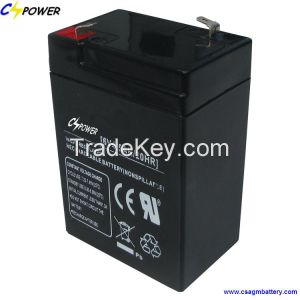 6v4.5ah 6v dry rechargeable storage battery