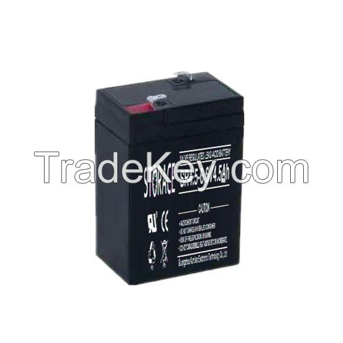 6v4.5ah 6v dry rechargeable storage battery